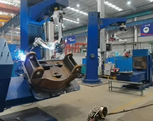 Aplikasi FULZH Robot Welding Suku Cadang Mesin Konstruksi Besar